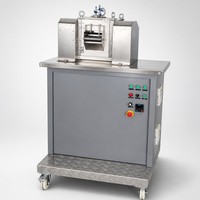 Machine de granulation de plastique à deux rouleaux pour le mélange de composés élastomères TPE TPU, granulation de matériaux souples, test en laboratoire, CE