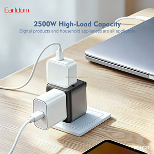 Earldom 2500W Max All in One design Worldwide Travel Charger Multi Plug <b>Adapter</b> Universal Travel <b>Adapter</b> with USB and Type-C - Product Image 5