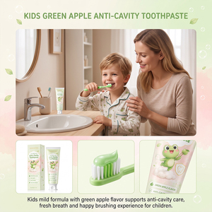 Dentifrice en gros pour enfants, format standard, naturel, biologique, sans <span class=keywords><strong>xylitol</strong></span> ni fluorure, pour usage domestique - Product Image 3