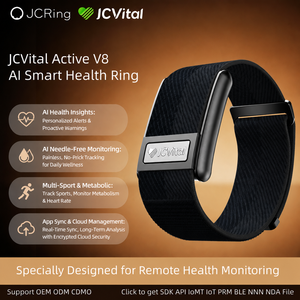 Bracelet intelligent JCVital V8 SDK APL OEM ODM FemTech, suivi menstruel, alerte d'ovulation, moniteur <span class=keywords><strong>de</strong></span> santé, OEM, CE, FCC, RoHS - Product Image 1