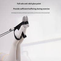 Chaussettes de yoga antidérapantes en promotion, chaussettes de Pilates, chaussettes à grip antidérapant pour femmes, pour Pilates, ballet, entraînement pieds nus avec sangles