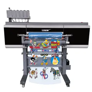 Cosmox UV DTF printer UV transfer AB film A1 60cm roll to roll uv dtf printer sticker label printing machine