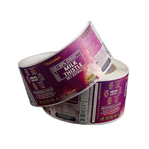 Tùy chỉnh mỹ phẩm sản phẩm Logo giấy nhãn cho chai Sticker dính in ấn không thấm nước Vinyl Nhãn <span class=keywords><strong>tag</strong></span> - Product Image 2