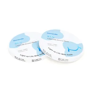 Ownsmile 42% Super TranslucentFactory Price Of Dental Lab Material ST-C Dental Zirconia Blocks