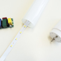 Offre Spéciale directe d'usine 1200mm t8 led tube de lumière du jour 1200mm verre lumière de tube led t5 18w 90lm/w g13 base t8 a mené la lumière de tube