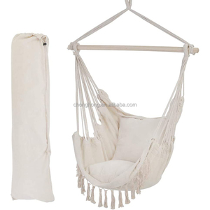 <span class=keywords><strong>Hamac</strong></span> d'extérieur en Poly coton, lit-balançoire de jardin, d'intérieur et d'extérieur - Product Image 5
