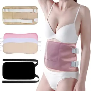 Hadiah wanita dapat digunakan kembali paket katun organik untuk leher pinggang dada lutut minyak jarak bungkus sekitar perut