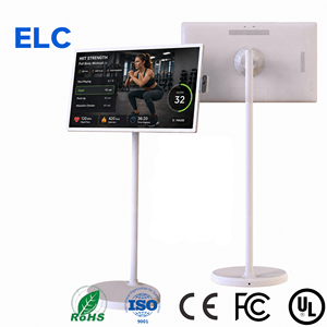 Pantalla Digital Táctil de 32 Pulgadas con Android 14, WiFi 6, Batería, para Publicidad en Gimnasios, Visualización de Datos de Fitness, con Soporte Plegable - Product Image 1