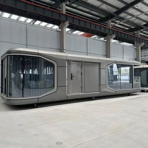 40ft อีโค่พอด2ชั้นทำจากเหล็กชุบสังกะสีสำเร็จรูปแบบแคปซูลเฮ้าส์2ชั้นสำหรับอาคารสำนักงานโรงแรม - Product Image 2