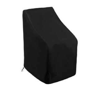 Housse de chaise en tissu Oxford 70x70x125cm noire, imperméable, protection pour meubles d'extérieur, style américain, housse anti-poussière - Product Image 2