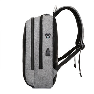 Laptop Backpack With Usb Charging Anti Theft <b>Lock</b> 36-55L Business Travel Student Bag Gray Black Blue Red - Product Image 3