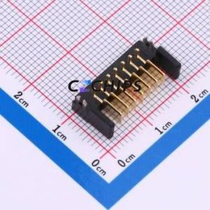 KH-A01M-A-M2-7P Blade/Spring Contact Battery Connector Bent Lead Through Hole,P=2mm Connector - Product Image 1