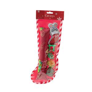 Nouveau jeu de jouets interactif pour chat de Noël Teaser Stick pour soulager l'ennui Pet Chew Toys - Product Image 1