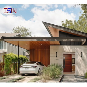 Abri de voiture double moderne sur mesure, structure en aluminium, toit en arche, design personnalisé, couleur RAL, revêtement en poudre, abri imperméable haut de gamme - Product Image 1