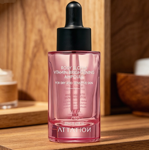 ATTATION Ampoule éclaircissante à la vitamine Rosy Bloom, ampoule boostante pour l'éclat de la peau, beauté coréenne, soin quotidien de la peau. - Product Image 1