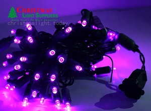 25ft 50 Đèn LED hình nón góc rộng mini ánh sáng dây ngoài trời LED Train chuỗi chuỗi giáng sinh Đảng kỳ nghỉ ánh sáng - Product Image 4