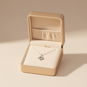 New Trend Classic Design Daily Wearing Pendant <b>Necklace</b> Jewelry 18K Solid White Gold Natural Diamond Pendant <b>Necklace</b> For Ladies - Product Image 5