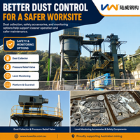 Silo de stockage d'ash volatil en acier au carbone, réservoir de poudre scellé pour usine de béton, prix d'usine en gros bas
