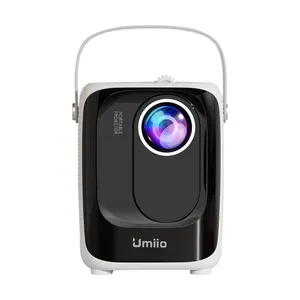 Umiio 프로젝터 A007 하이 퀄리티 듀얼 WiFi6 지원 Allwiner BT5.0 1200 Ansi 루멘 휴대용 1.5KG 홈 시어터