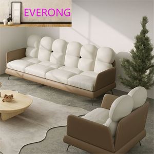 Sofá Seccional Nórdico Moderno, Sofá de Tela Simple para Apartamentos Pequeños, Diseño de Lujo Ligero para el Hogar, Estilo Moderno para Sala de Estar - Product Image 3