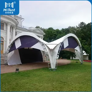 Luxury Wedding Tent Russian 5mx5m 10mx10m Steel Fabrication Arch Dome Marquee Tent