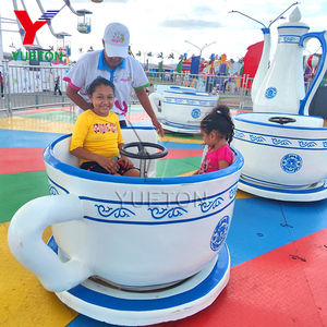 Fabricant chinois d'équipement de parc d'<span class=keywords><strong>attractions</strong></span> Attraction foraine Manege Forain rotatif 36 places tasses à café et à thé à vendre - Product Image 3