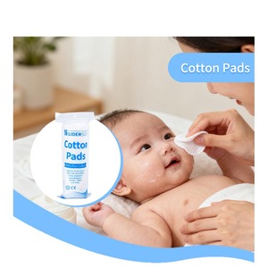 Precio de Fábrica, 100% Algodón Natural, Discos Desmaquillantes Redondos para Limpieza Facial, con Borde Gofrado, 100 Unidades, Discos de Algodón Desechables para la Cara - Product Image 3