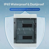 Boîtier de distribution extérieur étanche IP55 HA, barrette de distribution 30A/200A, interrupteur personnalisé, prise, disjoncteur monté en surface, boîtier en plastique