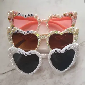 Bride Sunglasses For Bachelorette bride sunglasses pearl Bachelorette Party Bride to be Gifts Accessories favors
