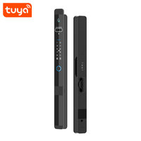 Cerradura Inteligente para Puerta con Huella Digital y Reconocimiento Facial 3D, WiFi Tuya, Resistente al Agua, para Puerta Corredera de Aluminio PST-Z1-Pro Max