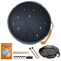 Factory Offer Manufacture OEM 14inch 15Note Steel Tongue Drum Handpan C Major CN GUA