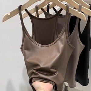 <span class=keywords><strong>Chaleco</strong></span> Spice Girls Pu de cuero de imitación Sexy Correa delgada para mujer elegante camiseta sin mangas Regular Color sólido ropa de calle <span class=keywords><strong>chaleco</strong></span> - Product Image 1