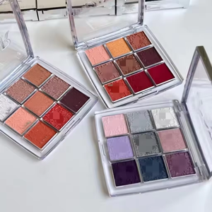 Nouvelle <span class=keywords><strong>palette</strong></span> d'ombres à paupières de haute qualité personnalisée 20g ombre à paupières de peau légère avec plaque de maquillage <span class=keywords><strong>Flash</strong></span> et Pigment - Product Image 4
