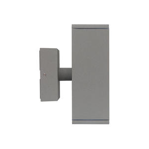 Lámpara de exterior IP54 2xGU10 MX. 8w en gris, ideal para iluminar espacios exteriores con estilo y resistencia al agua. - Product Image 3