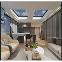 Casa Cápsula Espacial Modular de Acero, Moderna y Ecológica, Completamente Amueblada, Prefabricada, con Cocina, Dormitorio y Baño