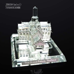 3d modèle de construction maquette bâtiments célèbres/cristal mosquée kabba bâtiment modèle cadeau souvenir - Product Image 3