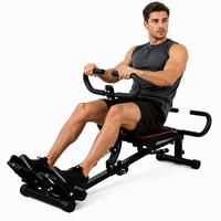 Rameur d'intérieur pliable hydraulique avec écran LCD EN957 pour la perte de poids et l'entraînement physique à domicile
