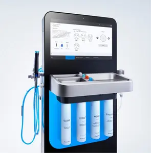 Hydra Beauty Machine A mais nova máquina de clareamento da pele ultrassônica para salão de beleza com água limpa, máquina hidro facial profissional