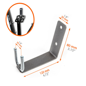 Giá đỡ lốp dự phòng phía sau bằng kim loại tấm gia công tùy chỉnh TZR, giá đỡ xe đạp gắn tường bằng kim loại dập nổi - Product Image 5