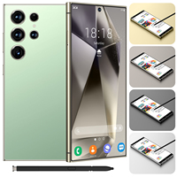 Teléfono Inteligente S24 Ultra de 7.3 Pulgadas, Batería de Larga Duración de 7800 mAh, Pantalla HD de 16+512 GB, Procesador MTK Octa Core de 108 MP, Teléfono Móvil LTE CDMA