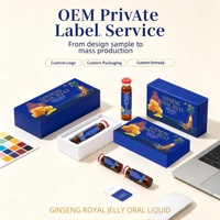 Ginseng naturel, gelée royale, liquide oral, soutien immunitaire, amélioration de l'énergie, boisson santé pour adultes, bien-être quotidien