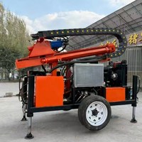 Foreuse de puits d'eau de 180 m à vendre, machine de forage d'eau pour forage de 200 m