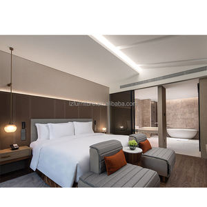 Hotel Apartment Beds Furniture Bedroom Sets Complete Economically Matched for Triple Room Use One-Stop Solution for Projects - Product Image 2