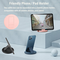 Kit de adaptador de cable de carga USB multifuncional 6 en 1 Carga rápida Todo tipo de teléfono Compatible Cable Case Converter Mobile