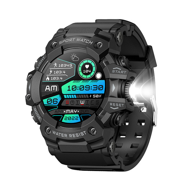 New LC21 3-in-1 Rugged Waterproof Outdoor Smartwatch TFT Screen for Calling Weather Forecast Multi Sports 7-14 Days Battery Life