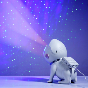 Offre Spéciale espace ciel étoilé Plug in cadeau bébé blanc bruit veilleuse maison intelligente musique projecteur astronaute chien lampe - Product Image 2