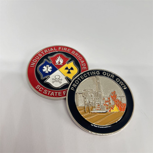 <span class=keywords><strong>Moneda</strong></span> de desafío de bombero de Honor de rescate de departamento de fuego de esmalte suave 3D de metal personalizado - Product Image 5