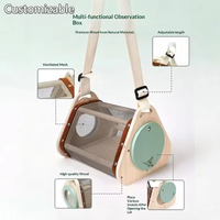 Children's Outdoor Exploration Insect Catching Set Wooden Observation Box Magnifying Glass Tweezers Tool Kit Educational Toy