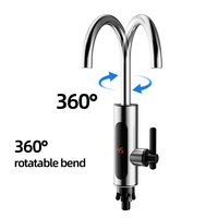 Chauffe-eau électrique de cuisine moderne, robinet de cuisine, robinet d'eau chaude instantanée, mélangeur d'eau électrique instantané