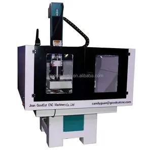 Yarı kapalı ağır 4040 6060 6090 mini yönlendirici cnc metal kalıp yapma makineleri kesme gravür alüminyum modeli